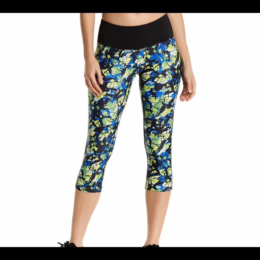 Cropped legging , nice print Black Size 12 - Image 3