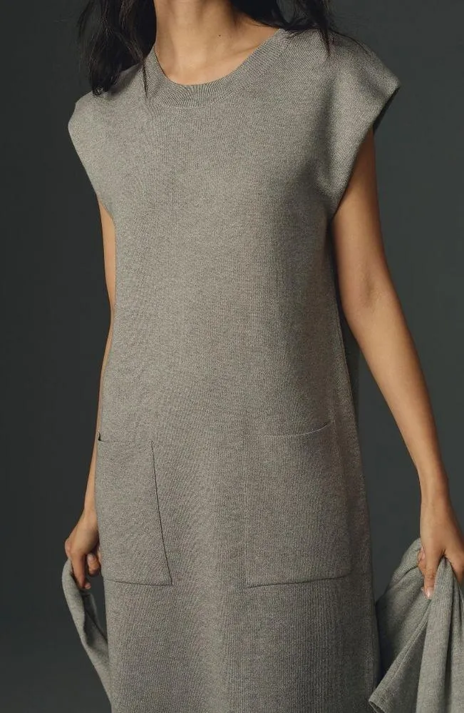 NWT Anthropologie Complete The Look  Maeve Muscle Column Midi Dress  Size M - Image 10