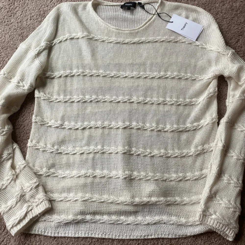 Neo Harbor Chain Sweater Small in Bone - Image 4