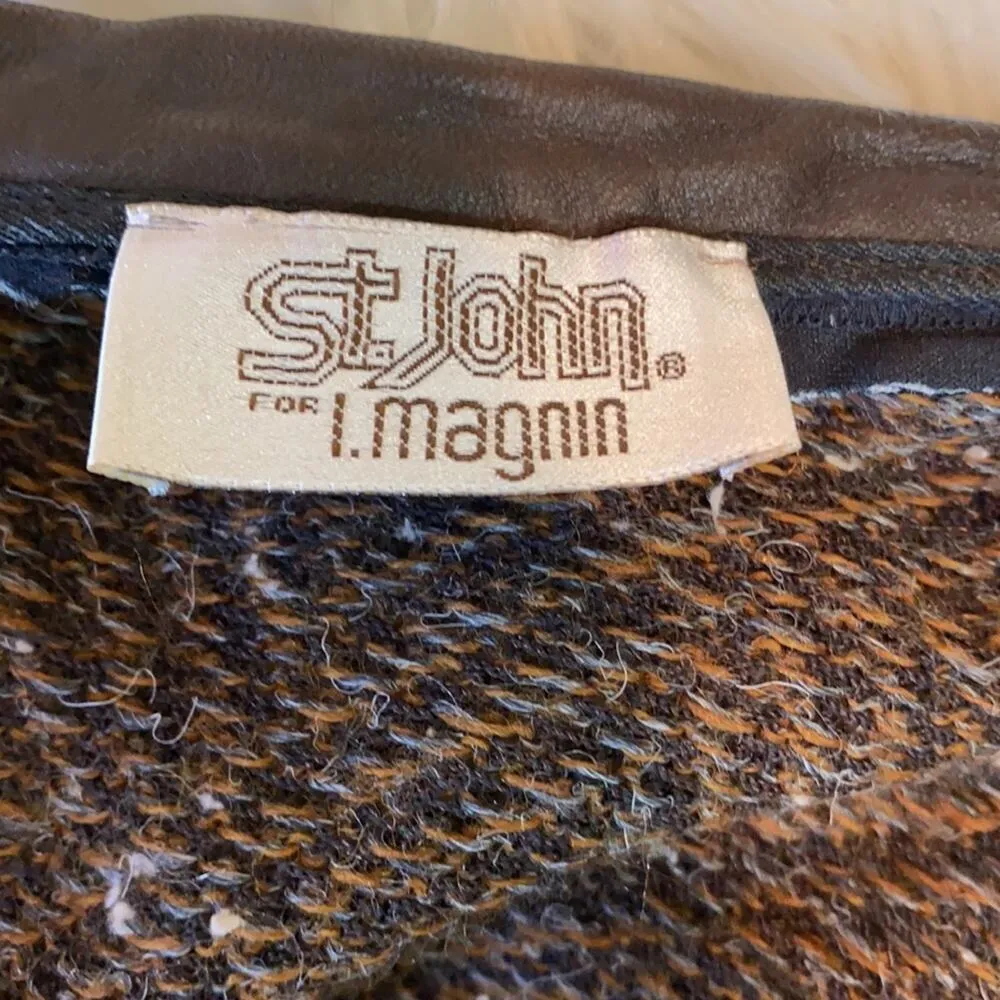 St. John for I. Magnin Vintage Tweed Open Jacket - Image 7