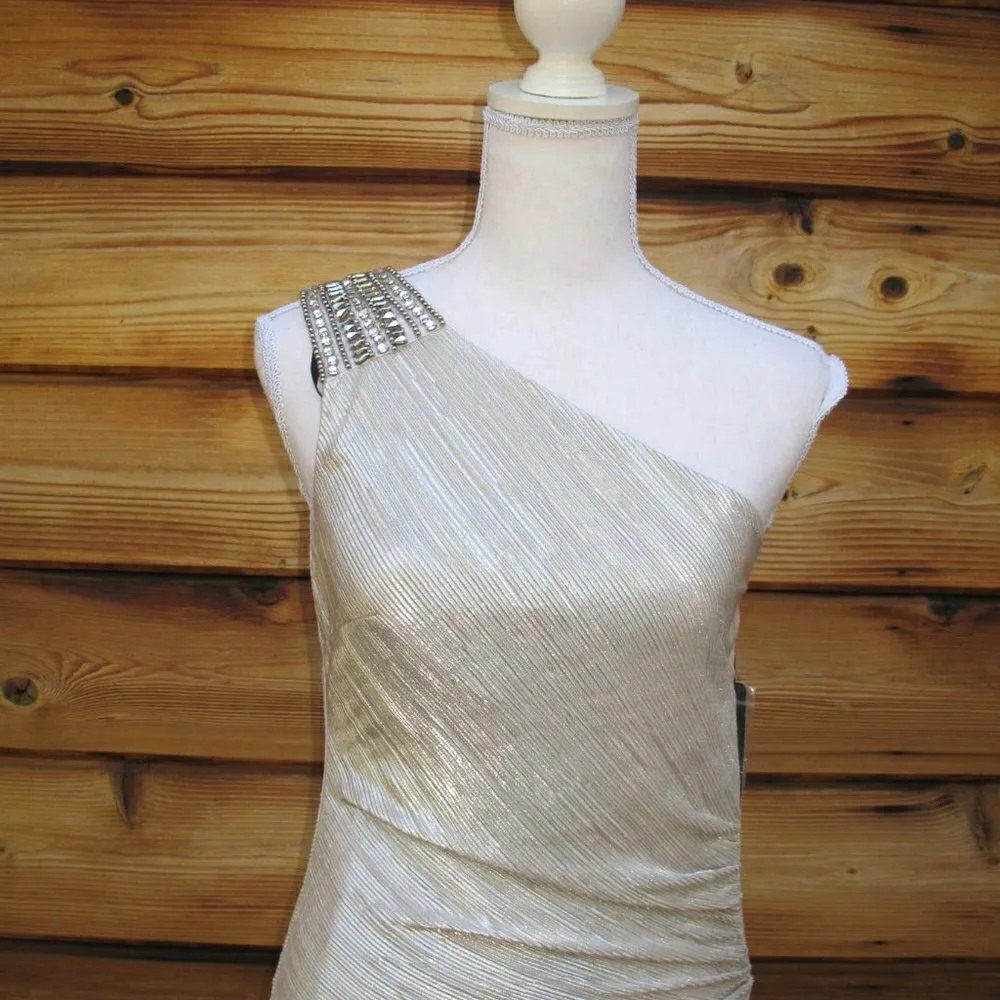 NWT Metallic Cocktail Mini Dress - Image 2