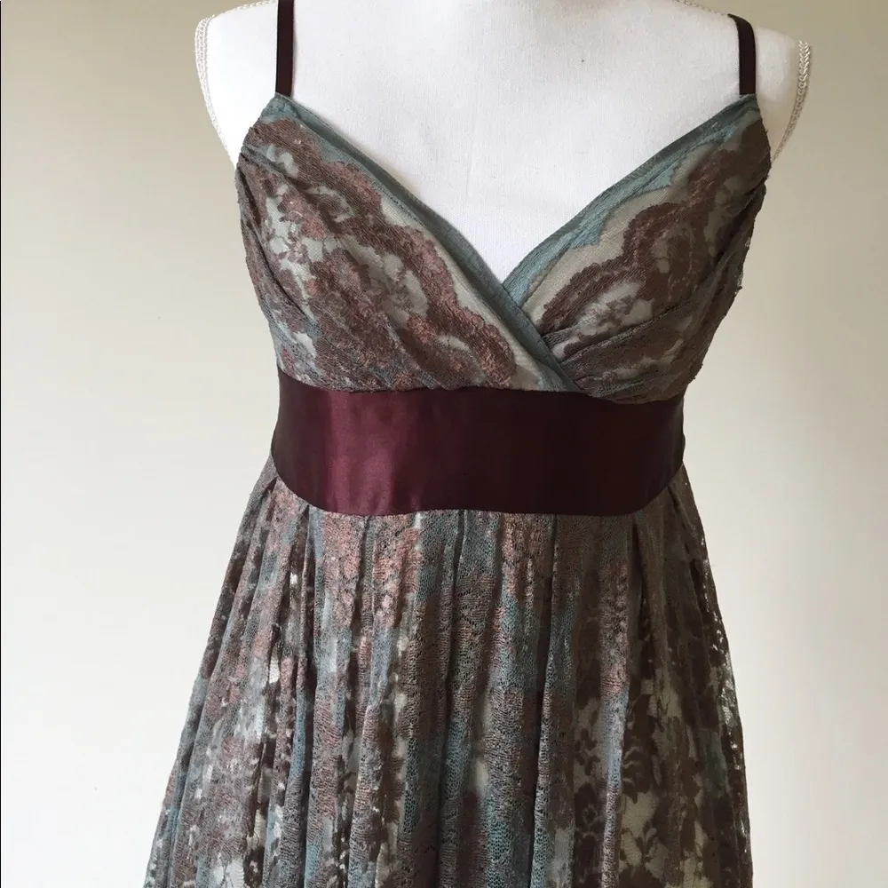 Necessary Objects Dress with blue and brown floral print - Image 50