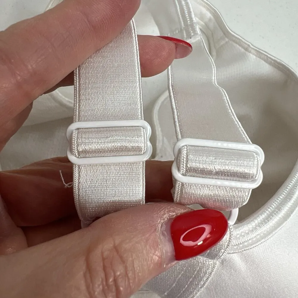 Playtex 18 Hour Size 38DDD Bra Silky Soft Smoothing Wireless White 4803 Womens - Image 6