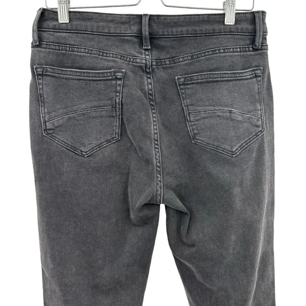 Driftwood Gizelle Skinny‎ Fit Ankle Jeans with Cheetah Stripe Black Size 28 - Image 11