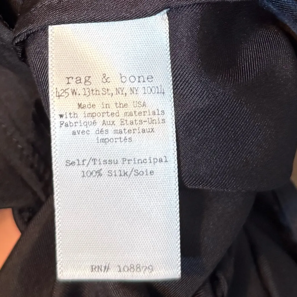 Rag & Bone 100% Silk Elsa Jumpsuit - Image 5