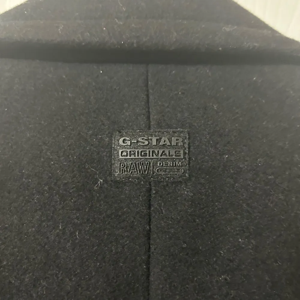 G-star Wool Blend Bomber Sleeve Peacoat(Size Small) - Image 11