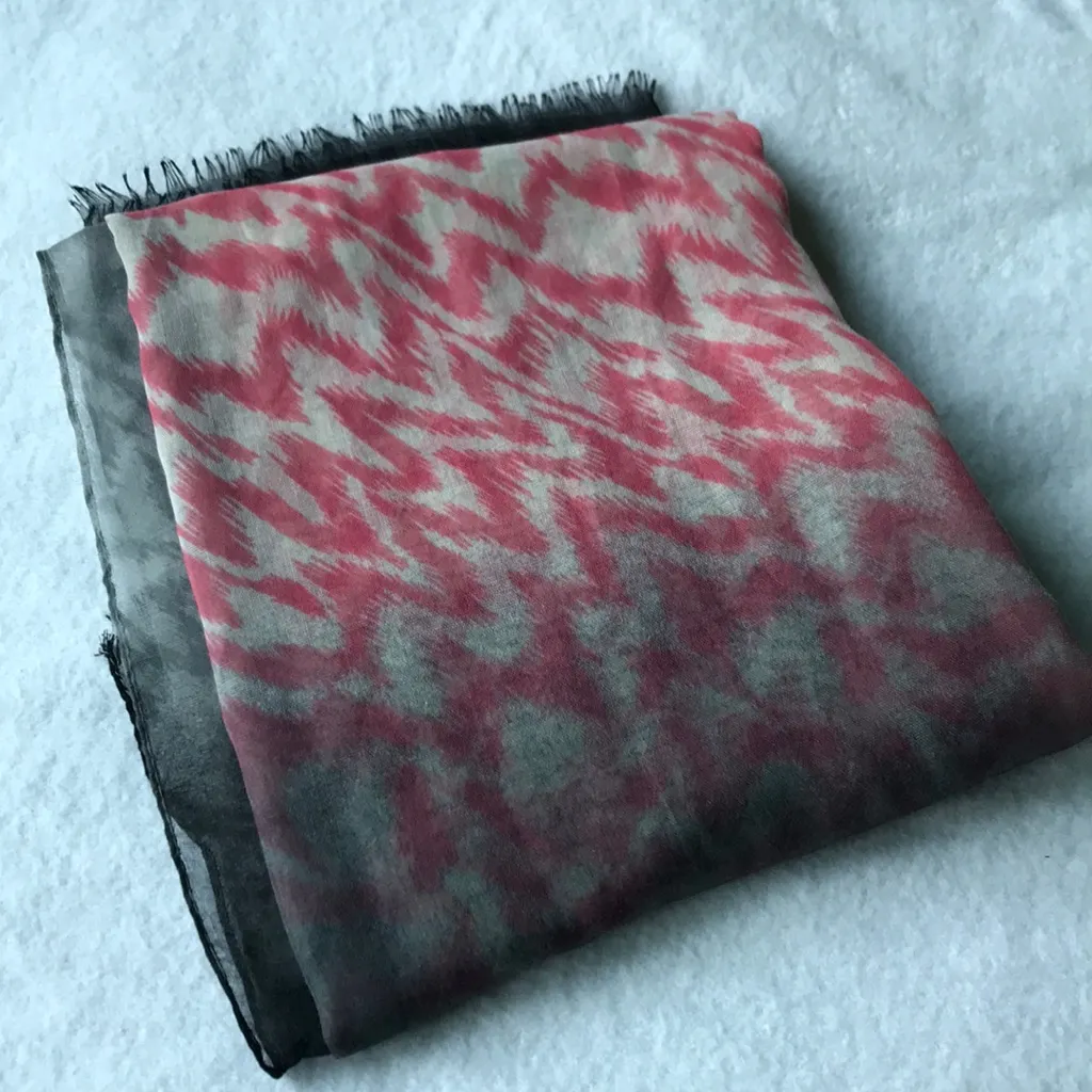 Ombré Designer Scarf Pink - Image 3