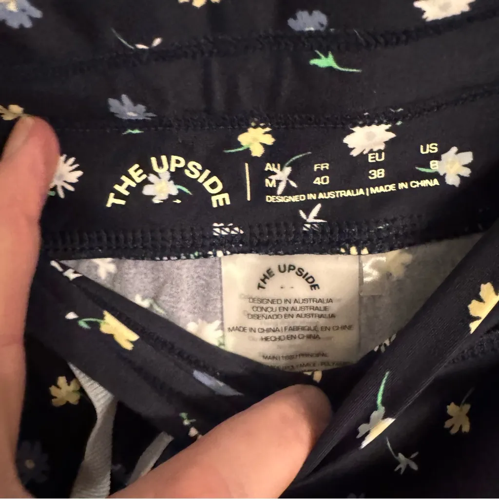 THE UPSIDE Daisy‎ Midi Leggings Blue Size 8 - Image 5