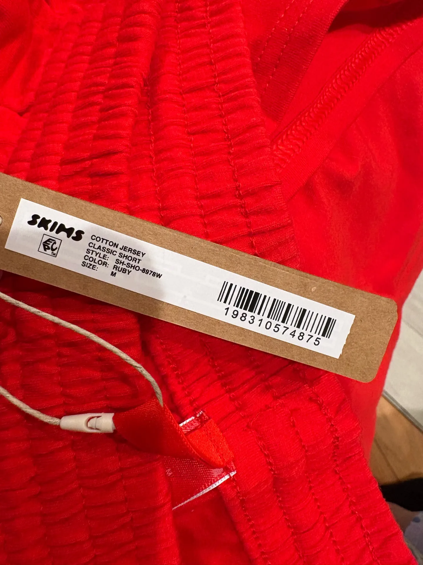 Skims cotton jersey classic shorts  - Image 4