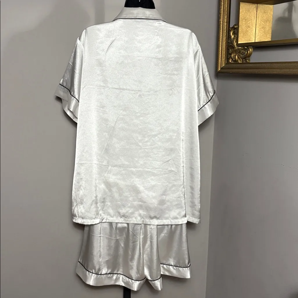 Ekouaer XL White Pajama Set - Image 2