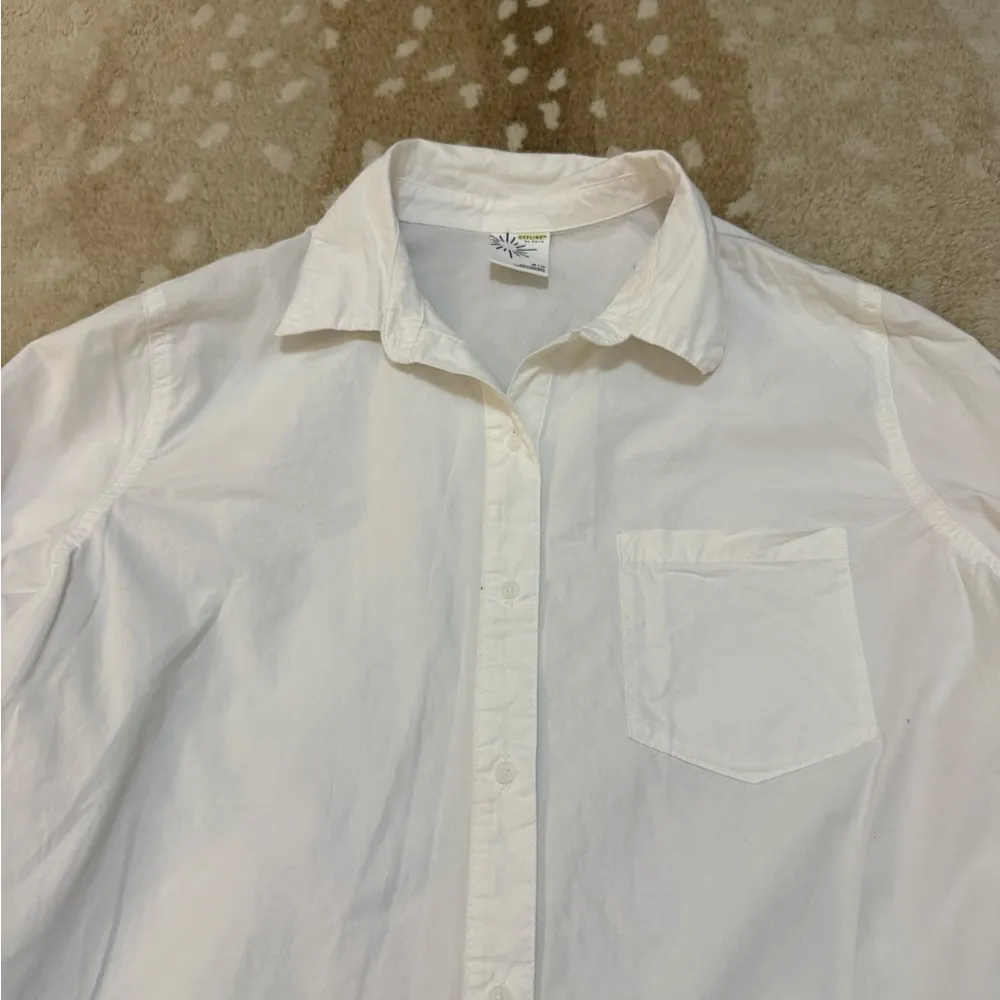 Aerie offline white button down shirt women’s size medium - Image 5