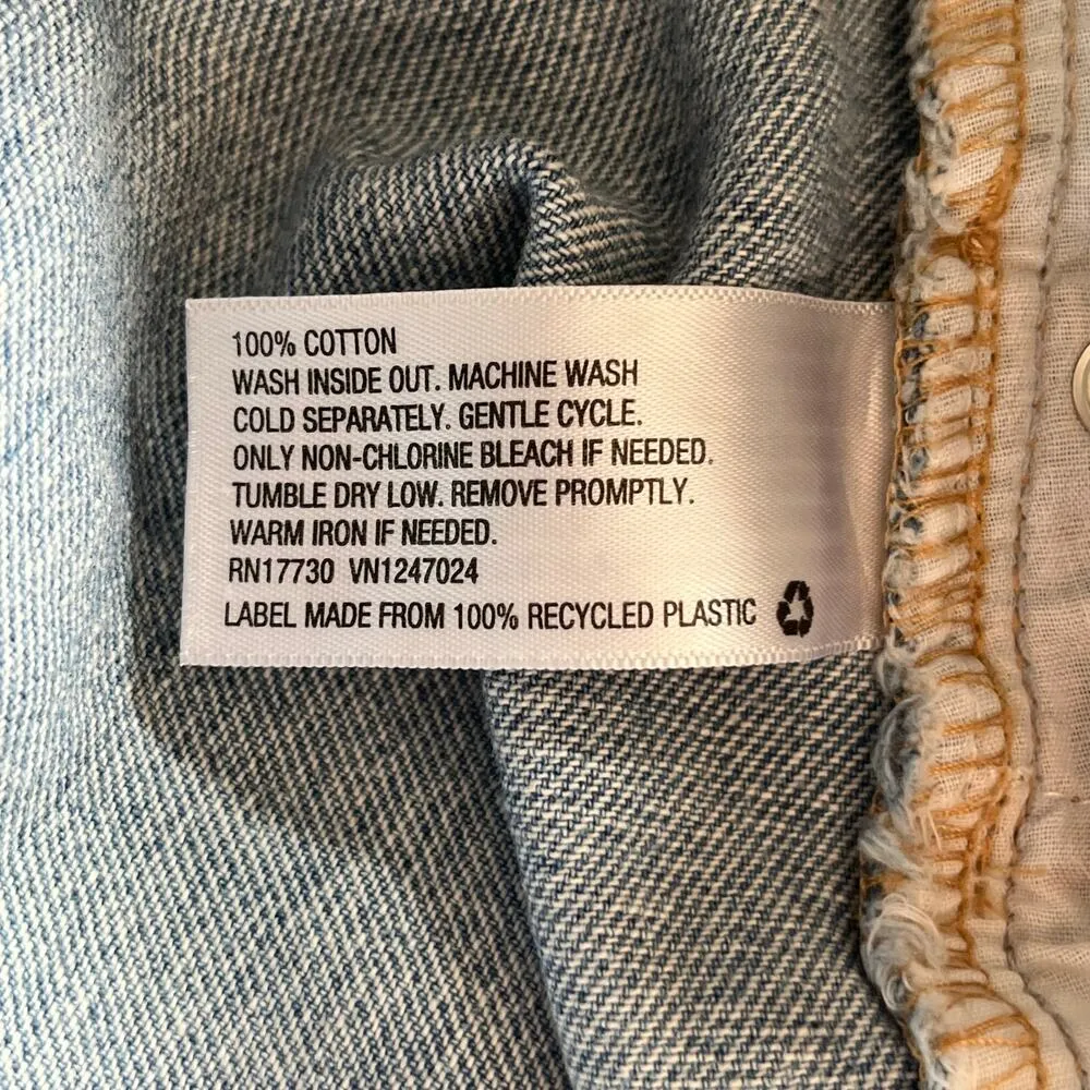 Wild Fable Button Fly Highest Rise Shorts - Size 6 - Image 7