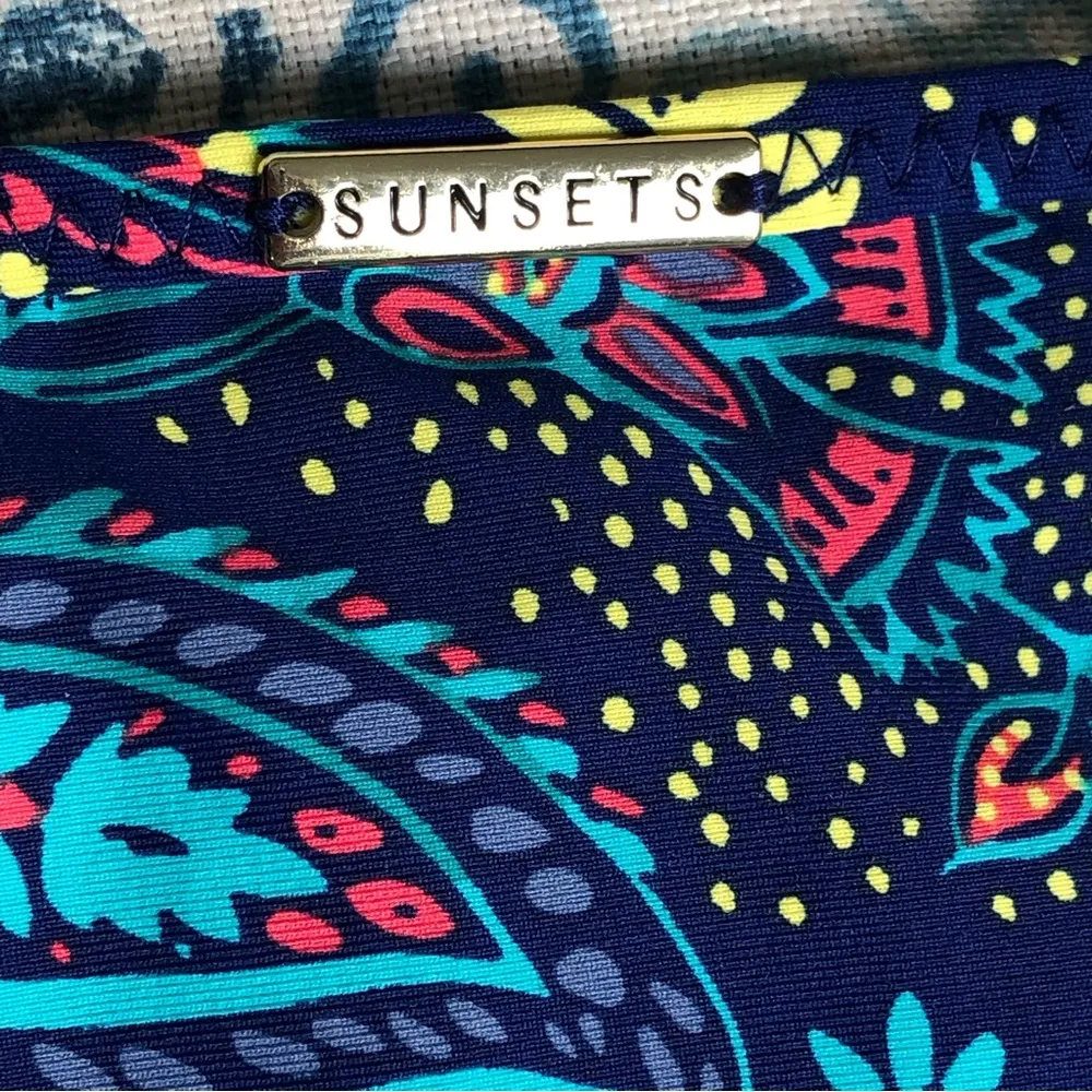 Sunsets Separates Dreamscape Lula Reversible Hipster Dream Bikini Bottoms L Blue Size L - Image 7