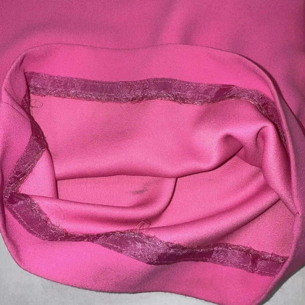 Trina Turk Bubblegum Neon Pink Preppy Designer Classy Jumpsuit size 0 - Image 16