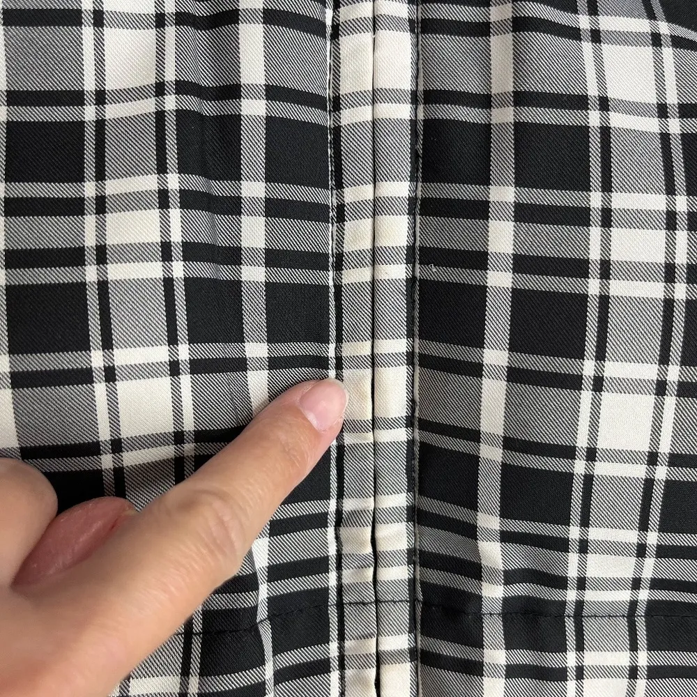 Charter Club Womens Puffer Vest Black Cream Sleeveless Pockets Full Zip Closure - Image 6