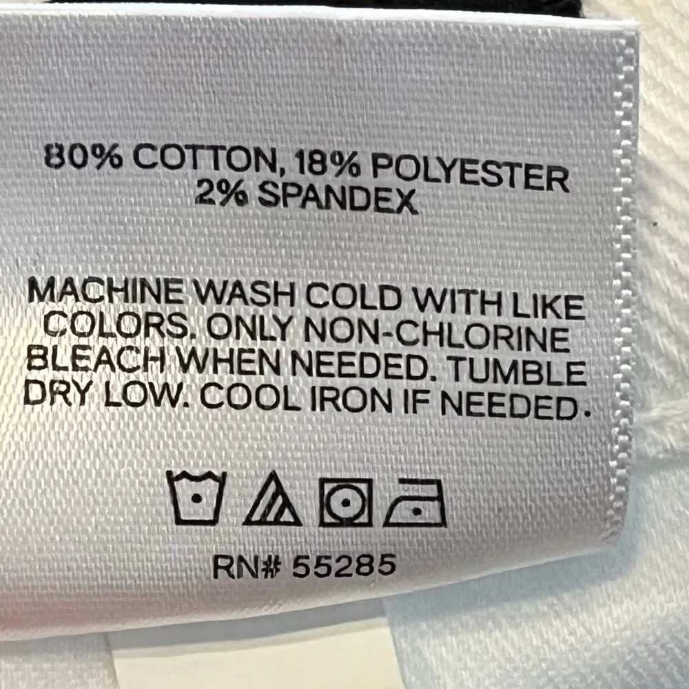 EXPRESS  NEW High Waisted White Ripped 90s Bootcut Jeans Size 0 Regular - Image 10