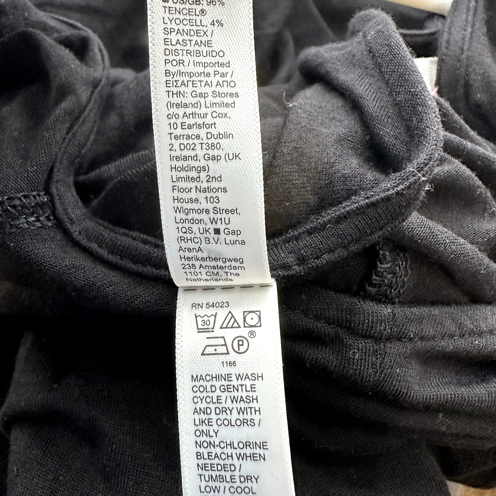 Athleta Nighttime Bliss Sleep V Neck Romper Jumpsuit Wide Lounge Black M - Image 4