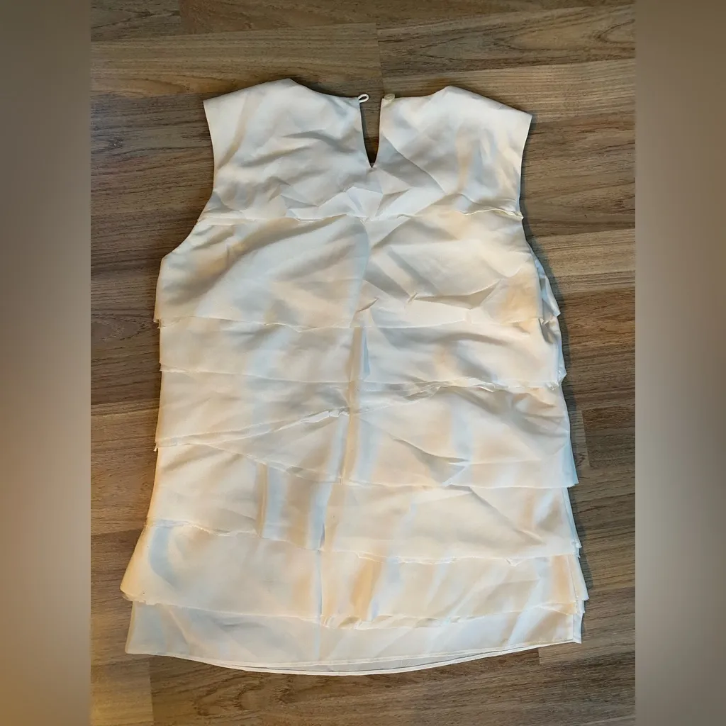 Michael Kors Silk Sleeveless Layered Top - Image 2