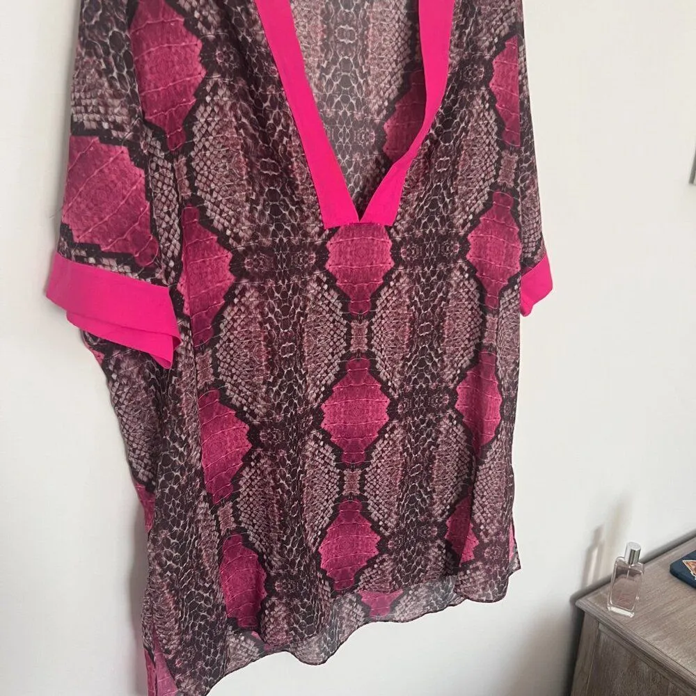 Ted Baker Snake Print Kaftan size M - Image 4