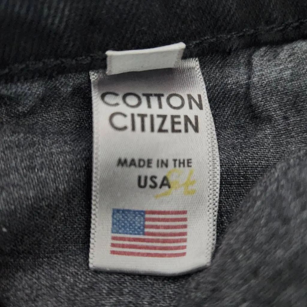 Cotton Citizen Black Cropped Flare Leg Jeans Size 24 Cotton Citizen Flare Jeans - Image 6