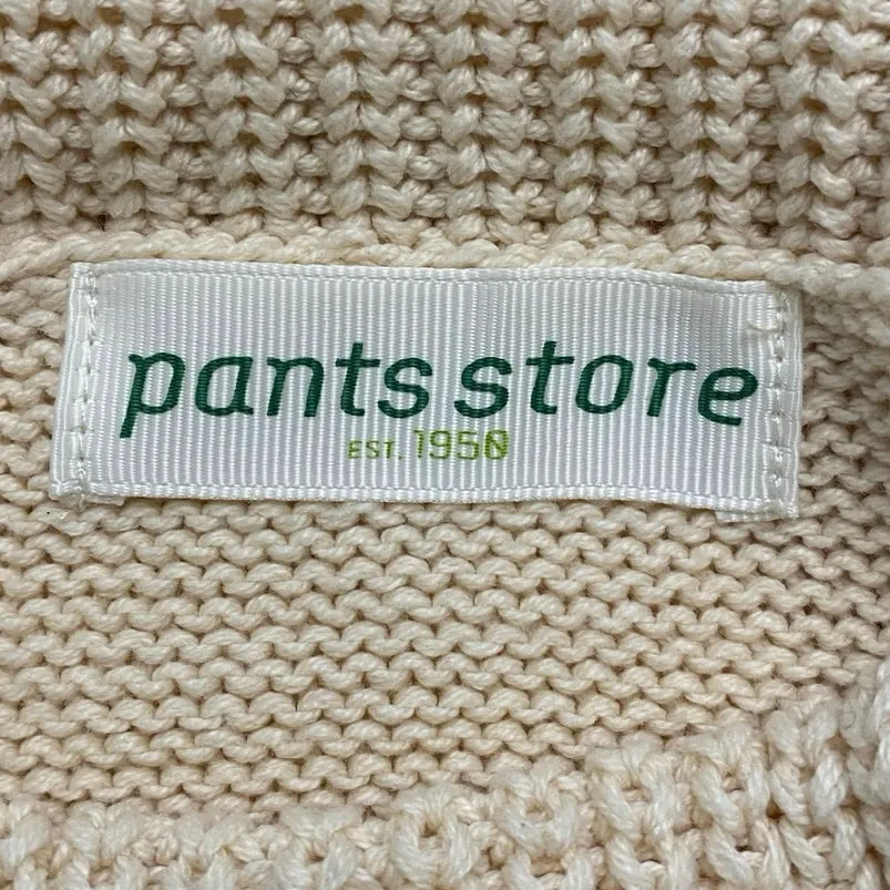 Pants Store Cream Cowl Neck Sleeveless Sweater Vest‎ Womens Size M Comfy Casual Size M - Image 3