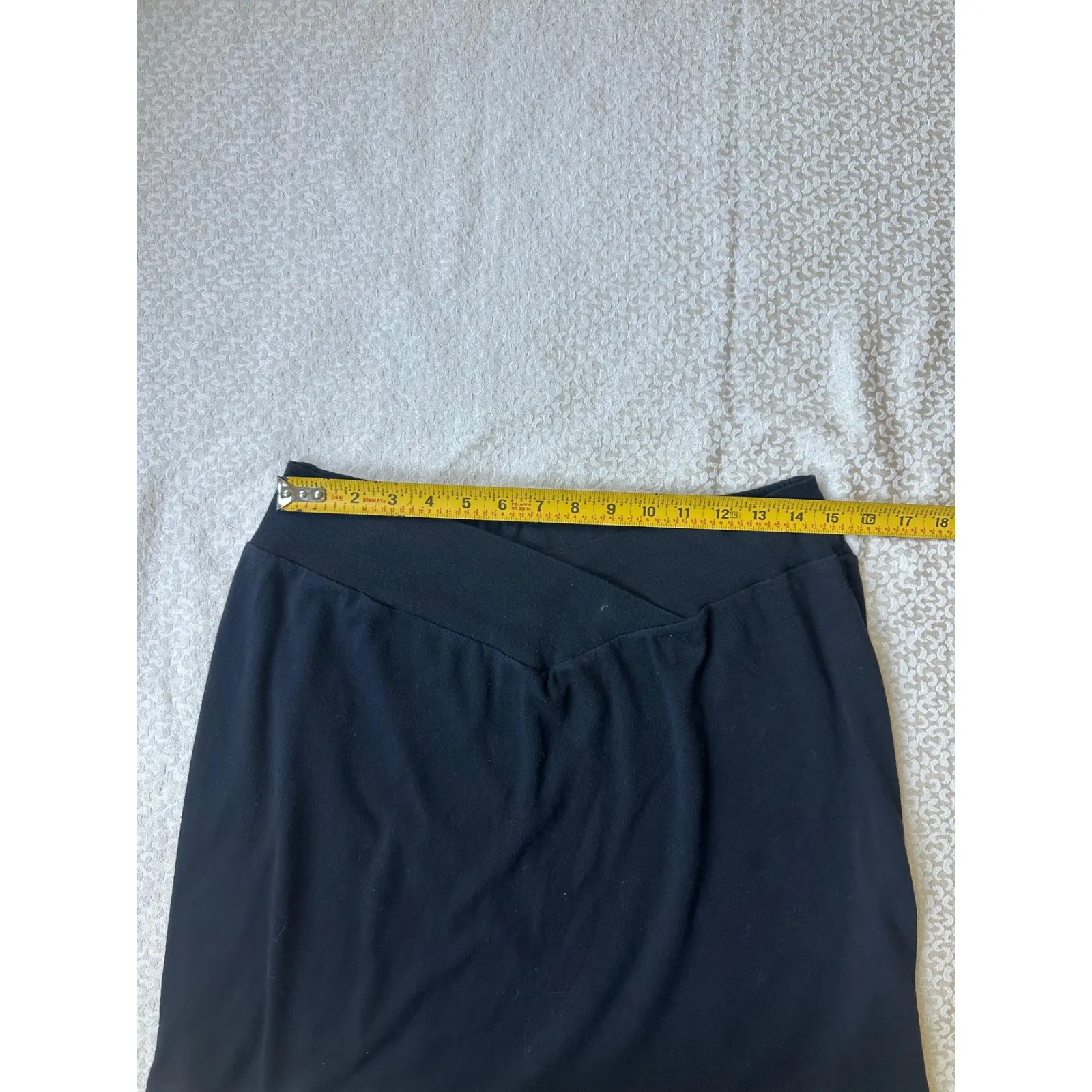 Dream Weaver Vintage‎ Black Mini Skirt Women's Knit Cotton Blend 90s 80s Size L - Image 8