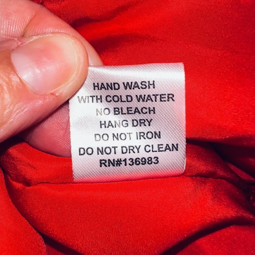 A2Y Red Bomber Jacket with Custom Patch Size Small - Image 10