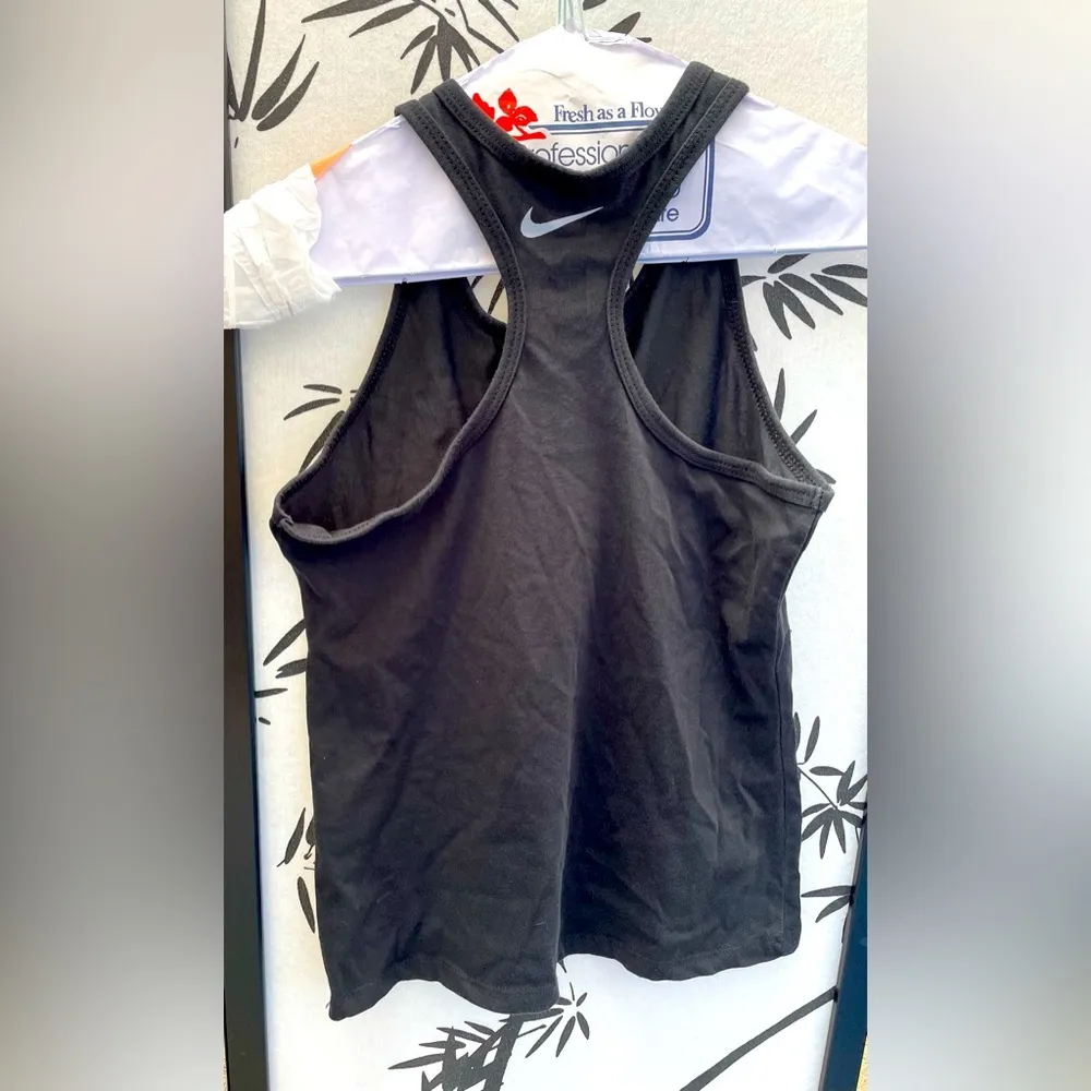 Nike Shirt Women's Dri Fit Athletic Active Exercise Workout Black Size L - Image 7