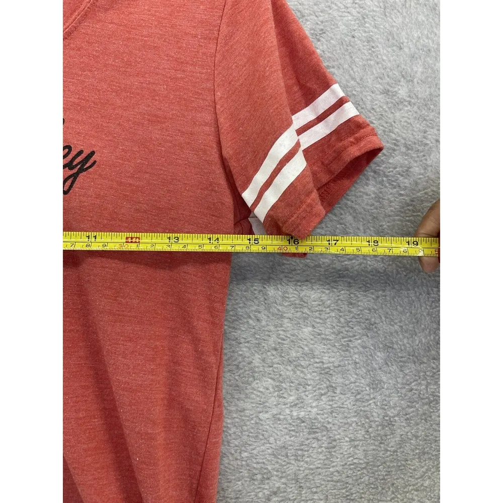 Disney Red Tee Short Sleeve Mickey Size Small - Image 6