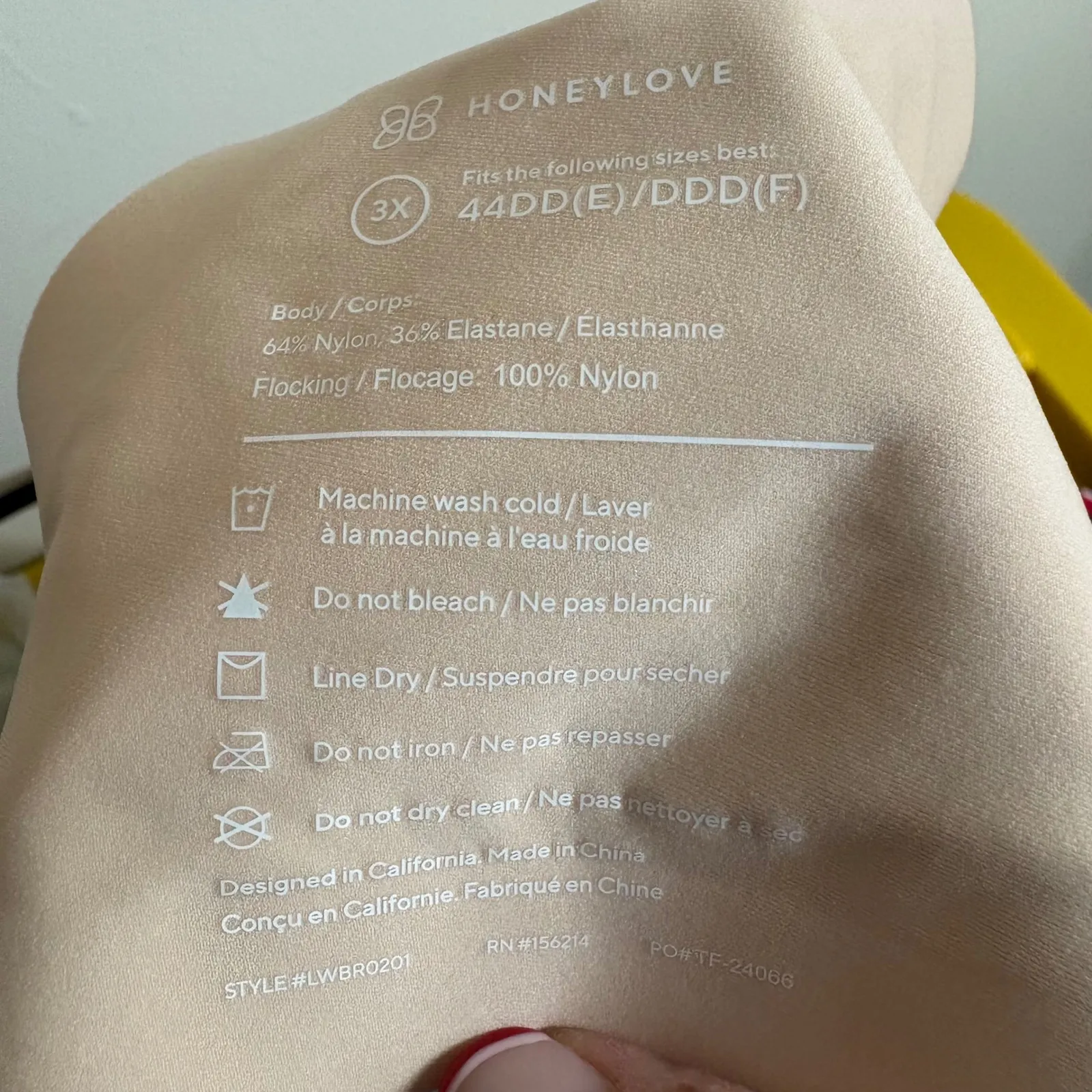 Honeylove Sculptress Bra 3X Nude Full Coverage Wireless Comfort Everyday Support Tan Size undefined - Image 5