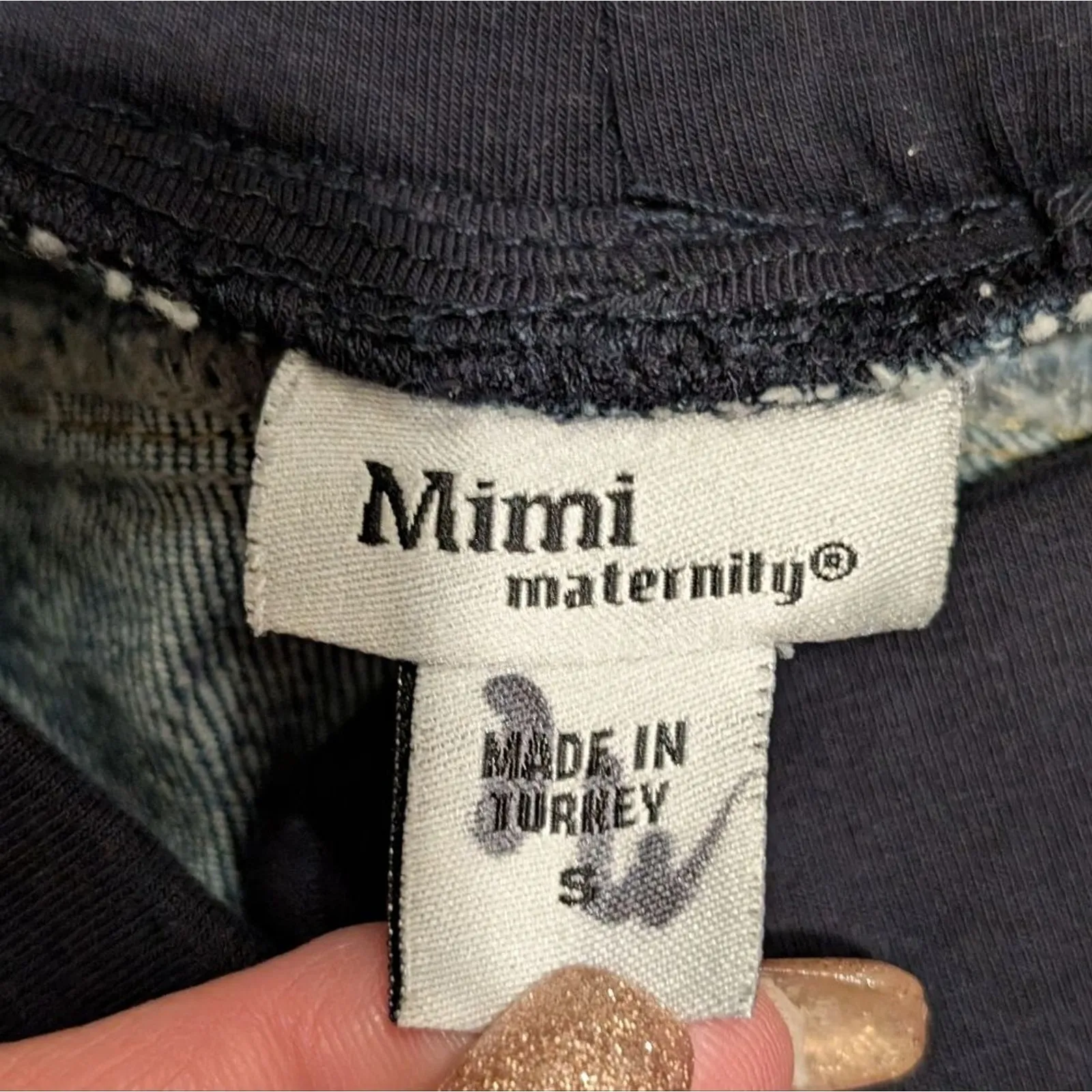 Mimi‎ Maternity S Small Bootcut Jeans Boot Leg Denim Blue Size undefined - Image 3