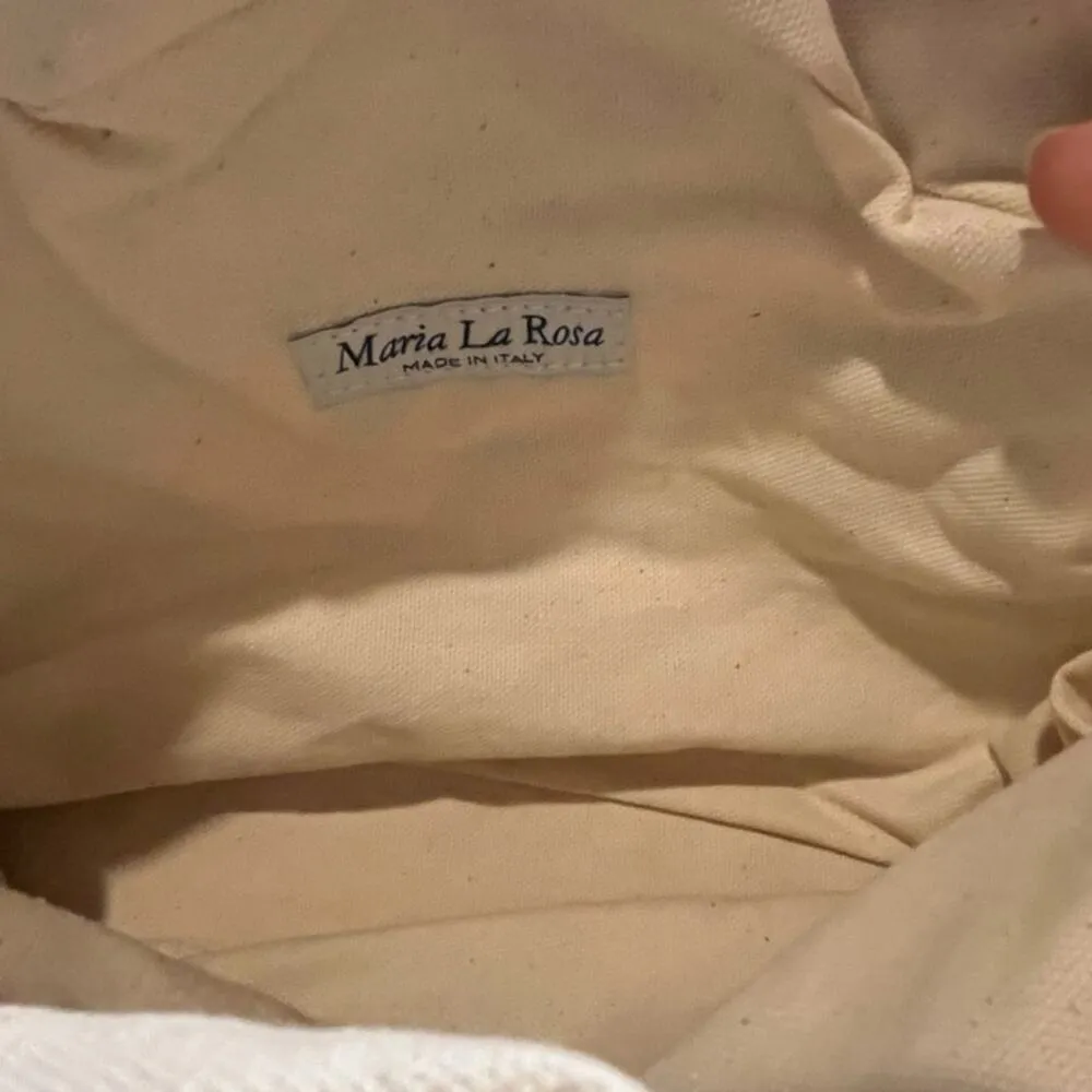 Maria La Rosa "Game" mini clutch wrist bag in Black and Yellow - Image 5