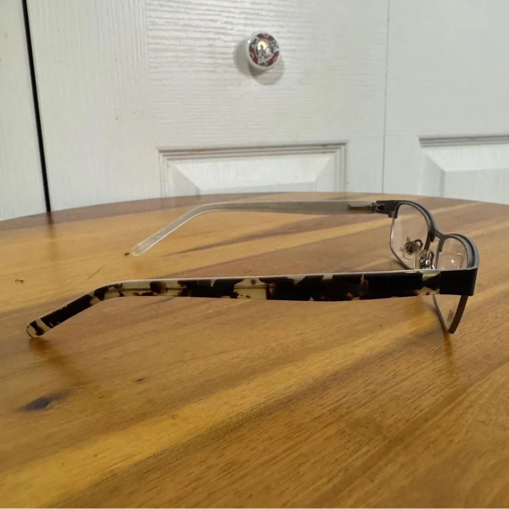 Candie’s C Onix BLK Black Half rim cat eye eyeglasses frames 50 16 135 - Image 5