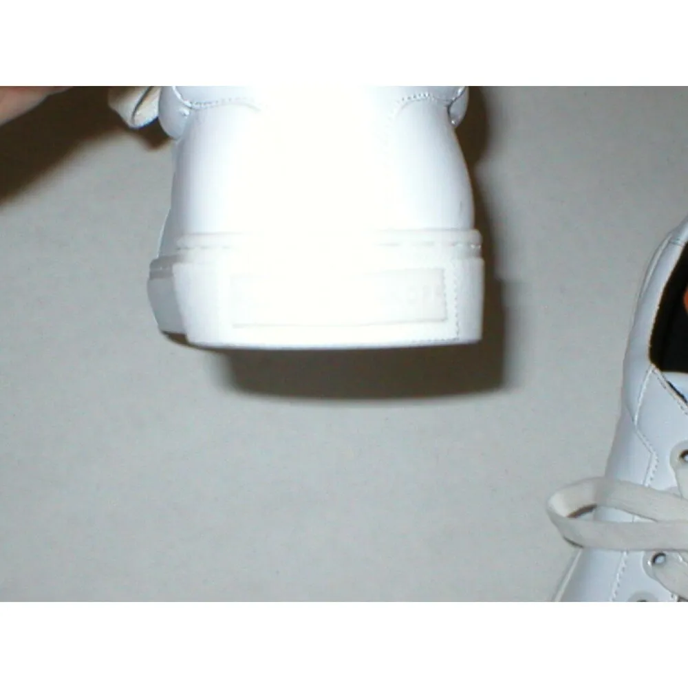 New Womens Shoes Fashion Casual Sneakers 9 White Leather Studs Rebecca Minkoff - Image 6