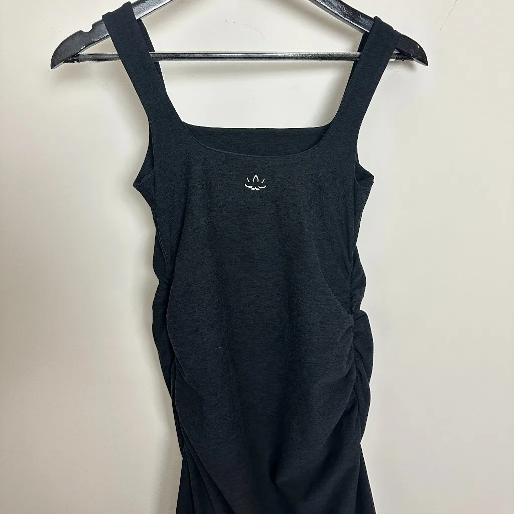 BEYOND YOGA Spacedye Icon Midi Dress in Darkest Night Size X-Small - Image 7