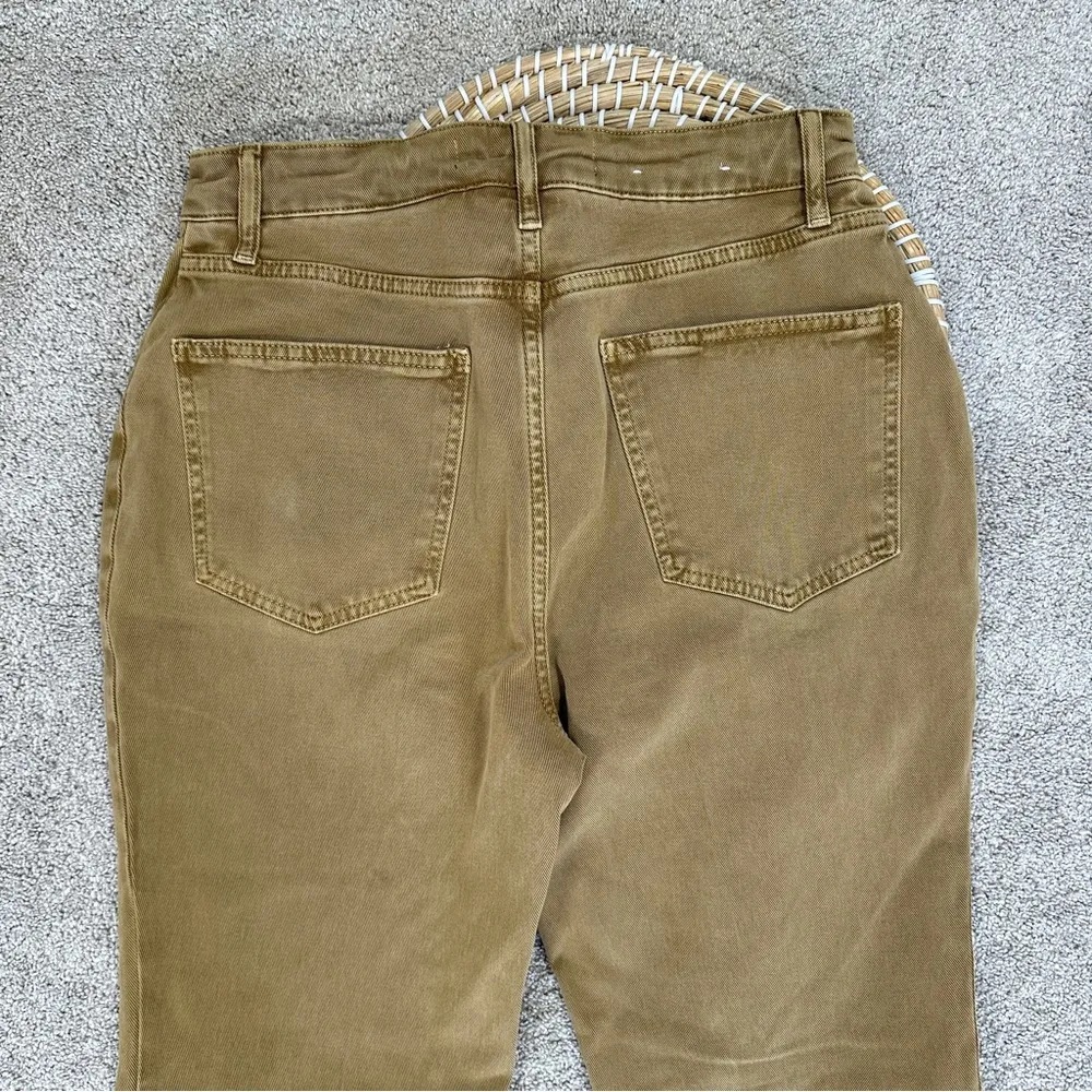 Boden Denim Women’s High Waist Flare Trousers Pants in Butterscotch Brown 8R Size 8 - Image 9