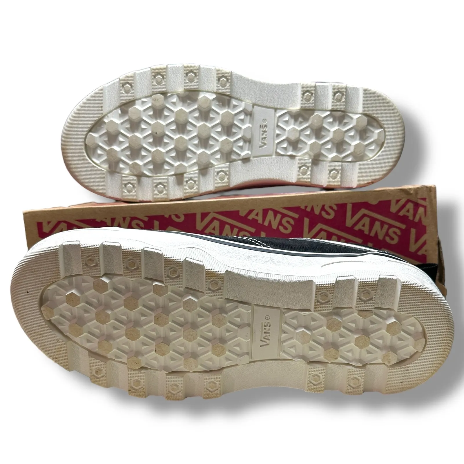 Vans UltraRange EXO‎ Platform Black White Sneakers Women 8 WaffleCup Skate Shoes - Image 4