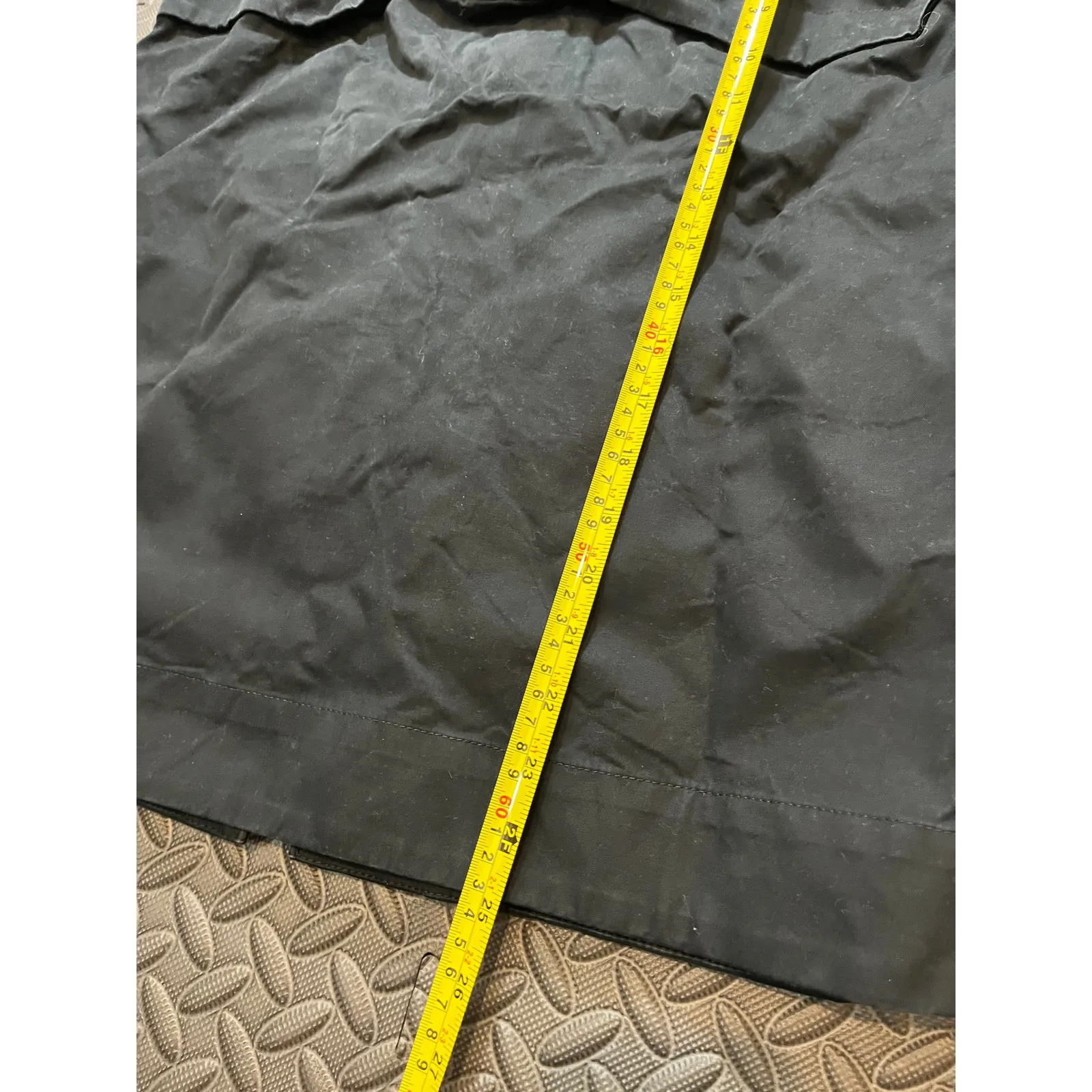 Abercrombie water/wind resistant jacket dark gold buttons hooded womens‎ S - Image 9