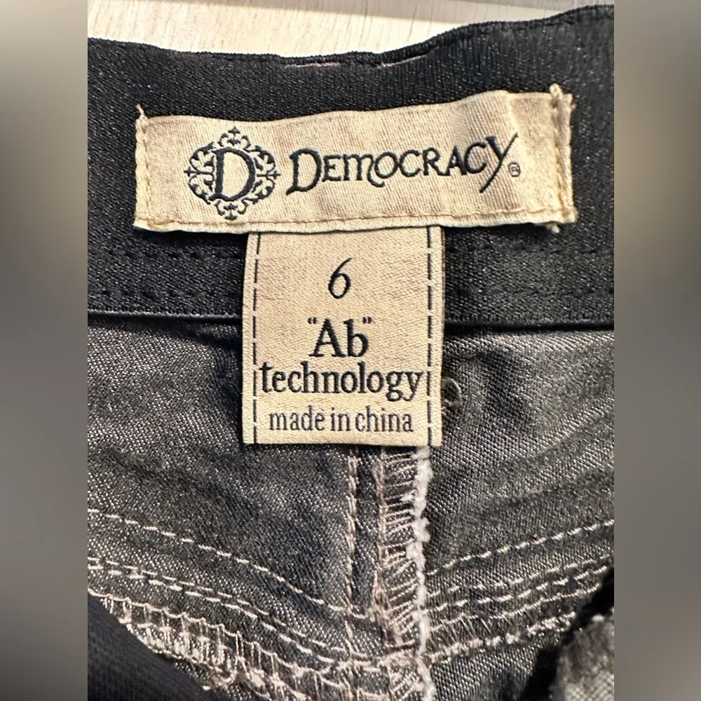 Democracy Ab Technology Jeans Sz 6 Stretch Pockets Figure Flattering Comfy Chic - Image 3