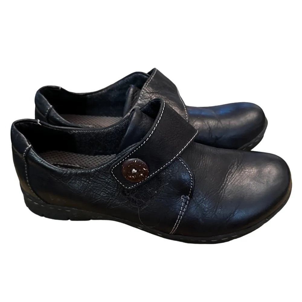 BOC‎ Black Leather Shoes Size 8 - Image 4