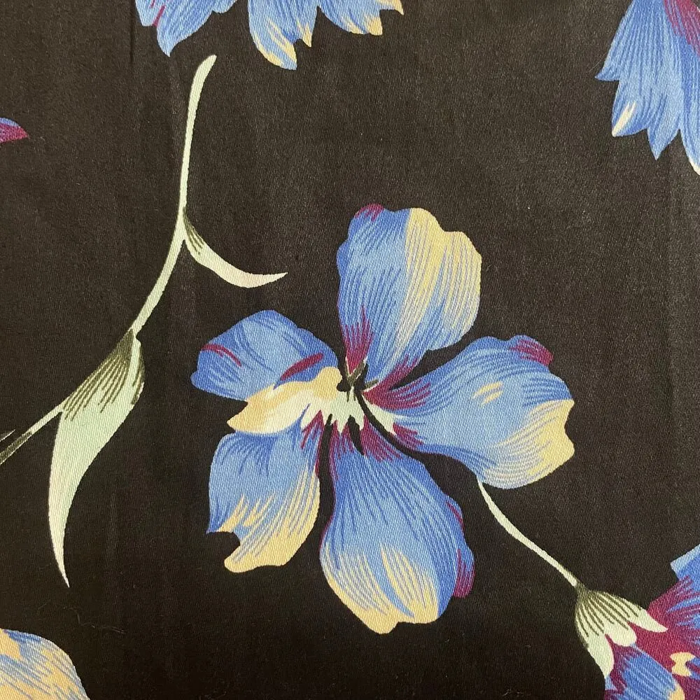 Anni Coco Sleeveless Dress Size XL Floral Pin Up New Black - Image 2