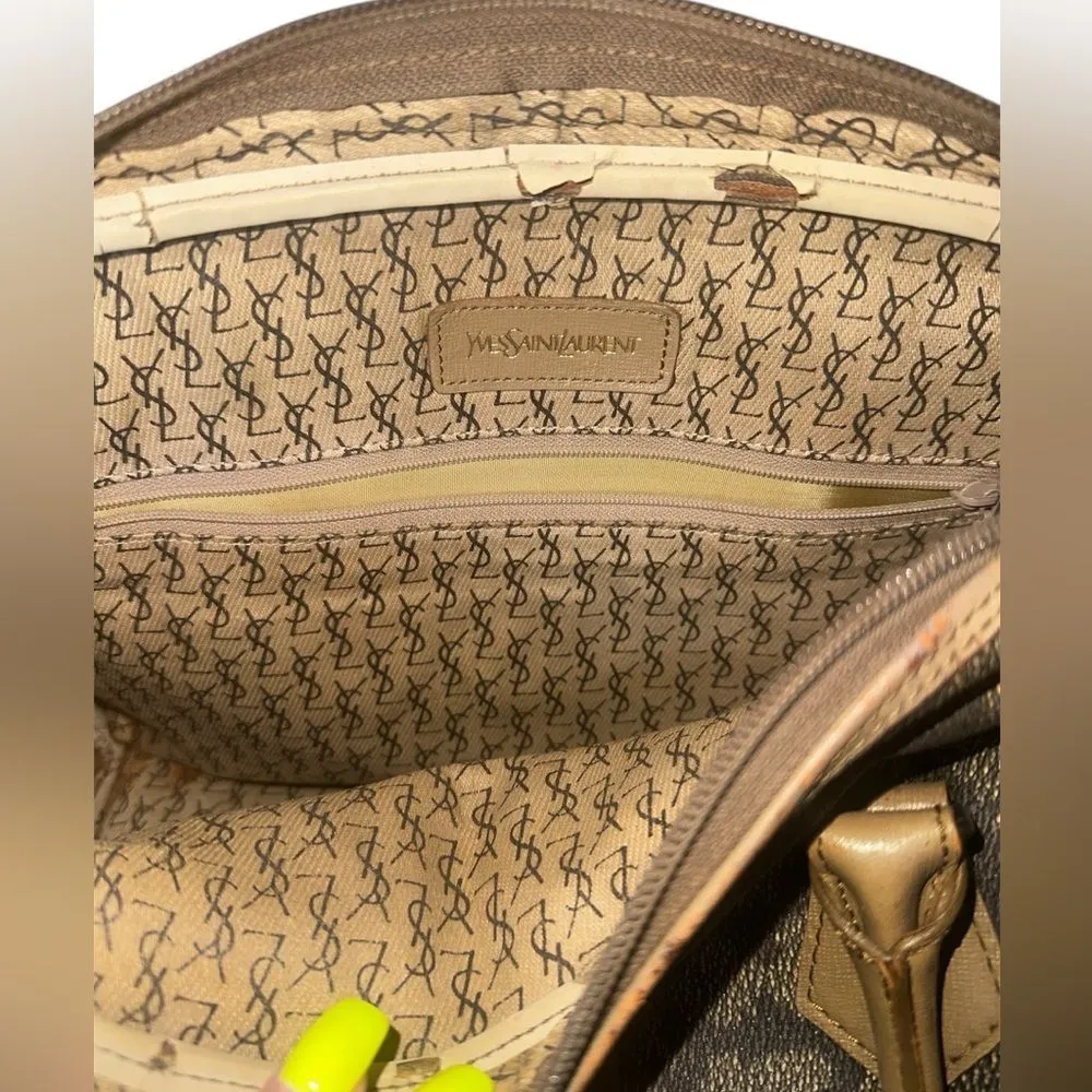 YSL Yves Saint Laurent Boston Top Handle Bag. - Image 10