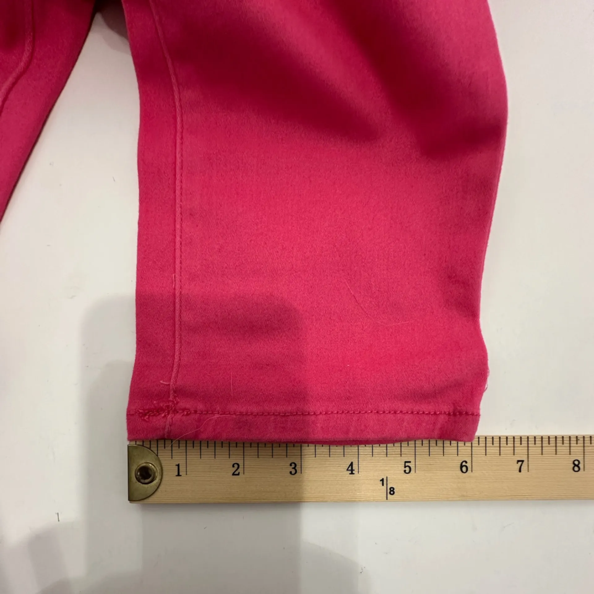 Makers Hot Topic Hot Pink Skinny Jeans Y2K Deadstock Size 9 Juniors - Image 5