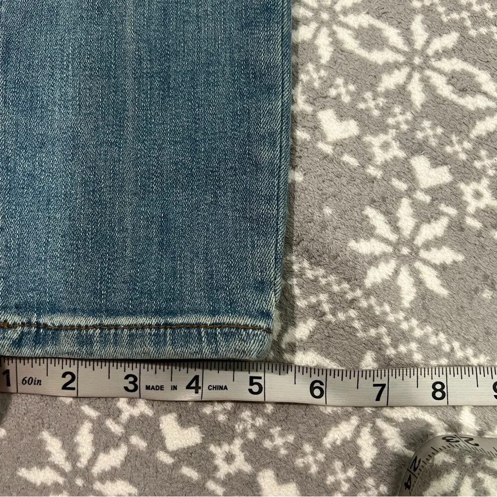 Reformation Harper High Rise Skinny Jeans‎ In Cyprus Destroyed Size 24 - Image 9