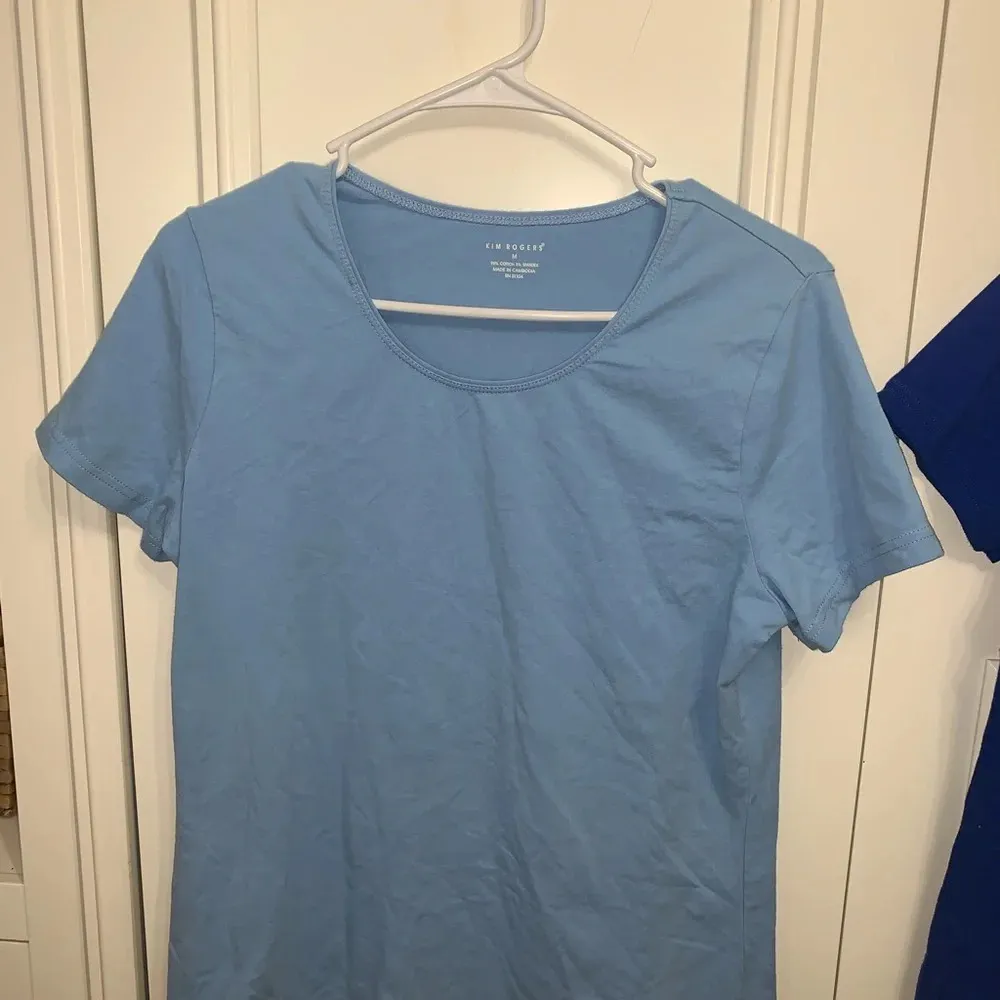 Kim Rogers set 3 short sleeve blue casual tees Medium‎ - Image 2