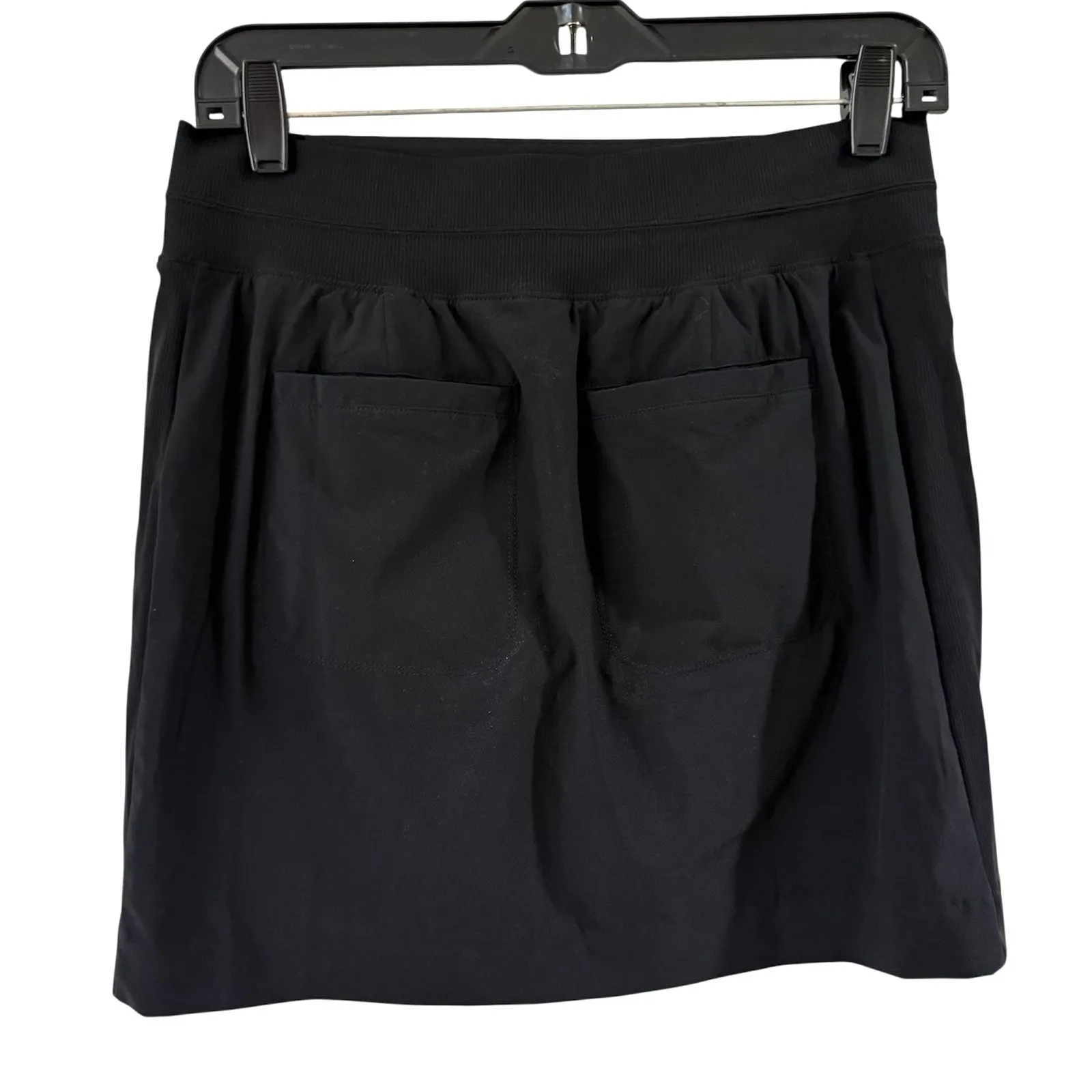 Athleta Brooklyn Skort Womens Size 4 Black‎ Mid Rise Athleisure Pockets 657678 - Image 2