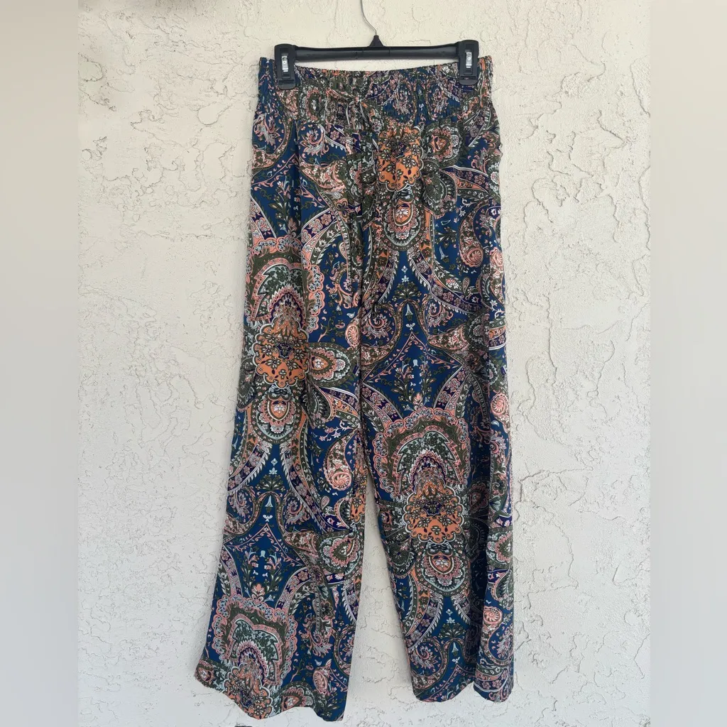 SHEIN Multicolor Paisley Wide Leg Pants - Image 2