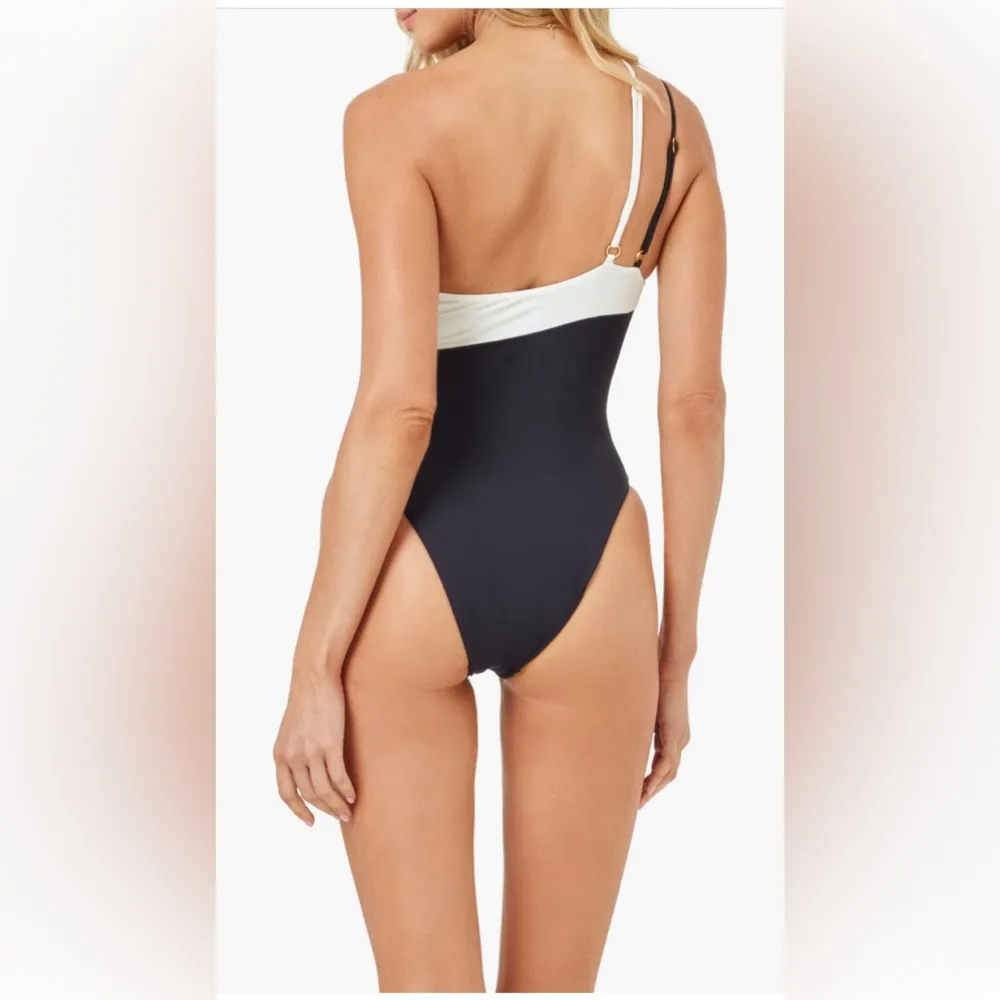 L*Space Raquel Colorblock One-Shoulder One-Piece Swimsuit, Small, $169 - Image 3