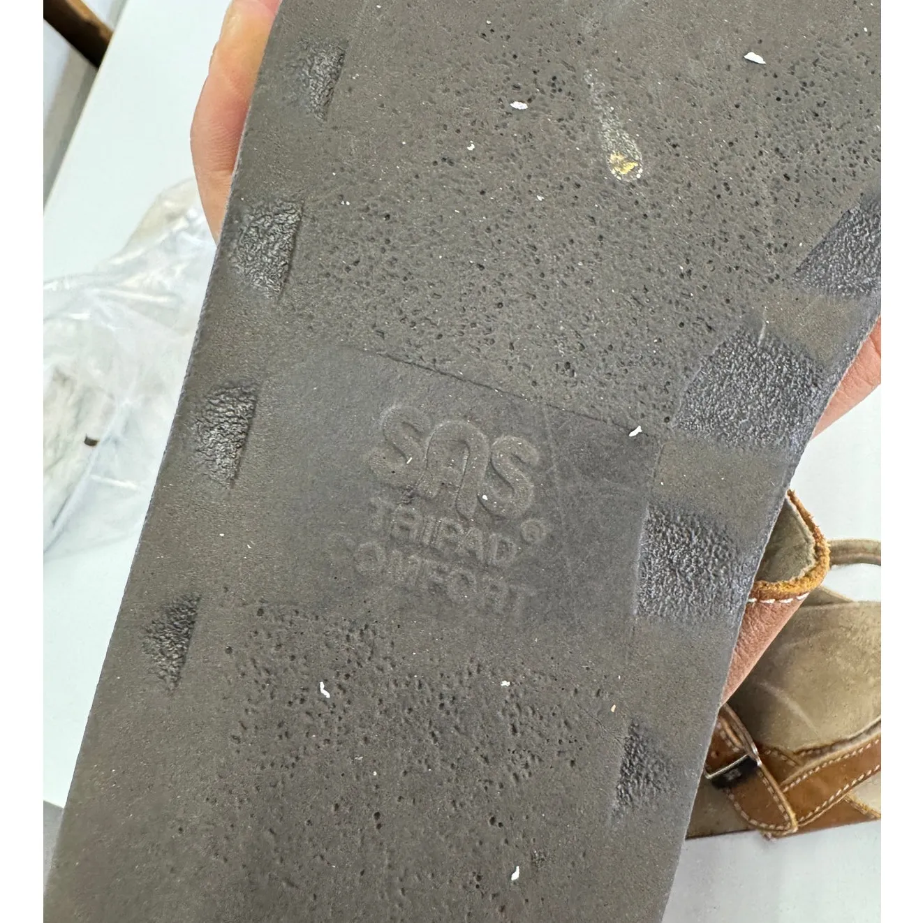 SAS Sandals Womens 8 Tri PadCaptiva Brown T Strap‎ Shoes Leather - Image 6