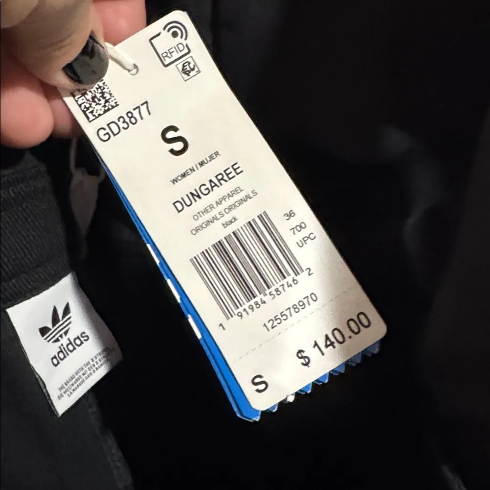 Adidas Originals Dungarees Overalls Women’s Size Small NEW adjustable strap - Image 8